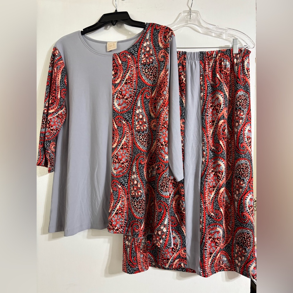 Zadie B’s Paisley Print Activewear Set